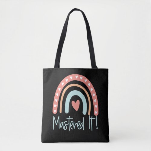 Masters Degree Graduation Gift Mastered It MSW MBA Tote Bag