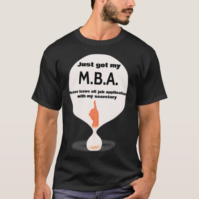 Masters Degree Graduation Shirt _1  (Front)