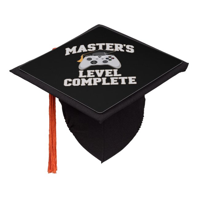 Master's Gamer Graduate Class of 2026 Graduation  Cap Topper (Angled)