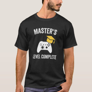 Master's Gamer Graduate Graduation T-Shirt