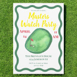 Masters Golf Watch Party Invitation
