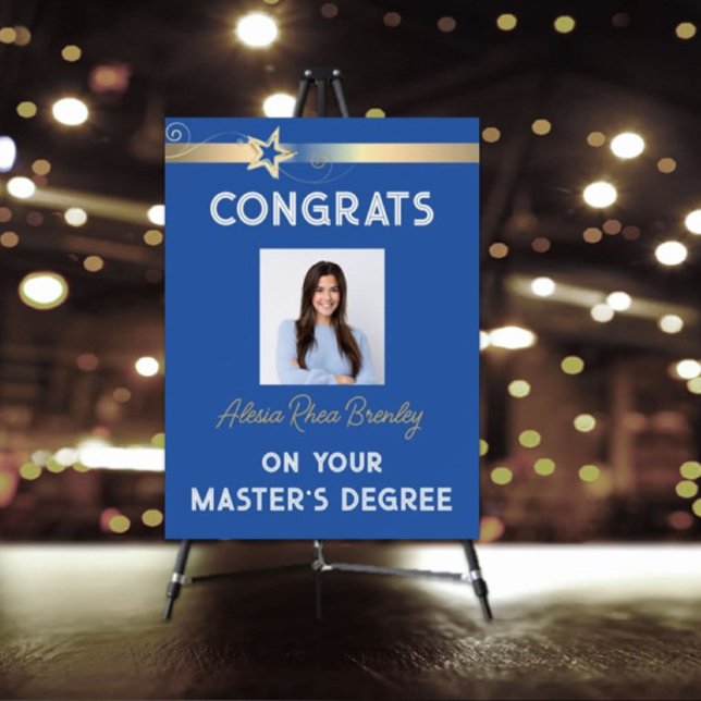 Master's! Graduation Party Foam Board (Creator Uploaded)