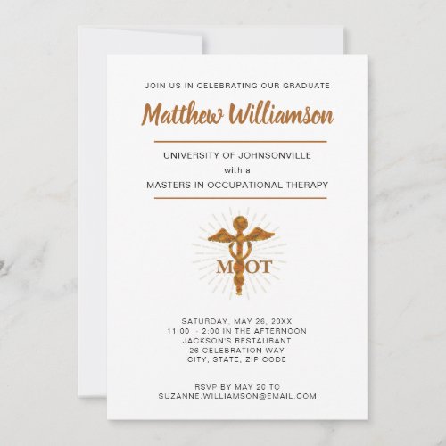 Masters in Occupational Therapy Graduation Symbol Announcement
