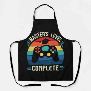 Master's Level Complete, Graduation GIft, Masters Apron