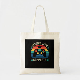 Master's Level Complete, Graduation GIft, Masters Tote Bag