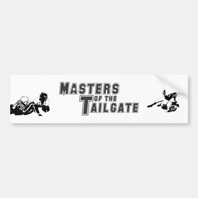 Masters of the Tailgate Bumper Sticker (Front)