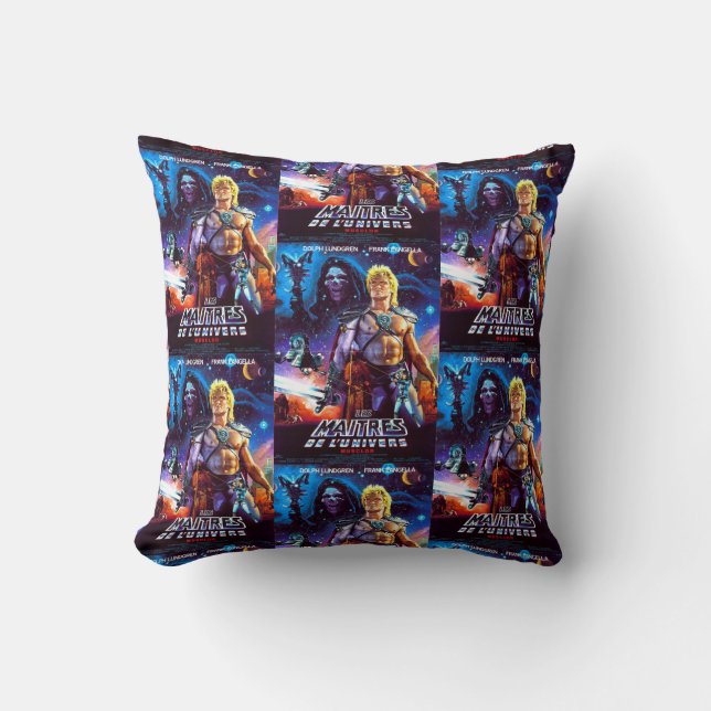 Masters Of The Universe 80s Movie He Man Scifi Throw Pillow (Front)