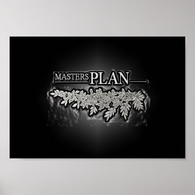 Masters Plan Poster (Front)