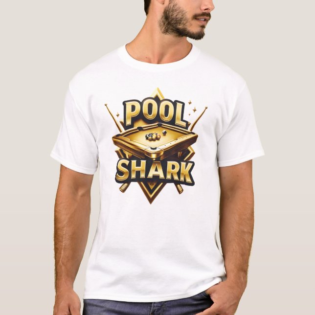 Masterstroke: Pool Shark on Table T-Shirt (Front)