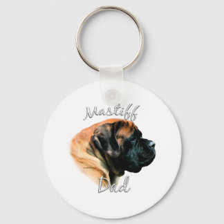 Mastiff (apricot) Dad 2 Keychain