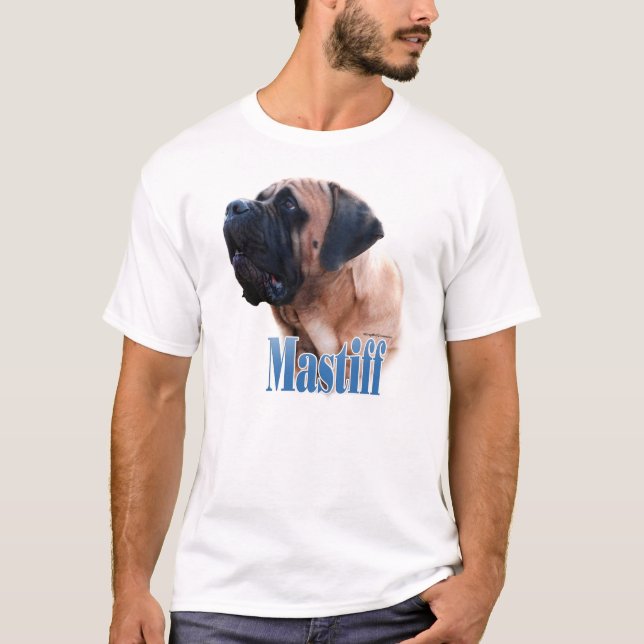 Mastiff (apricot) Name T-Shirt (Front)