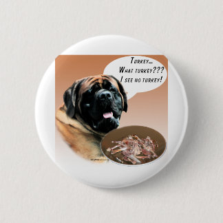 Mastiff (apricot) Turkey Pinback Button