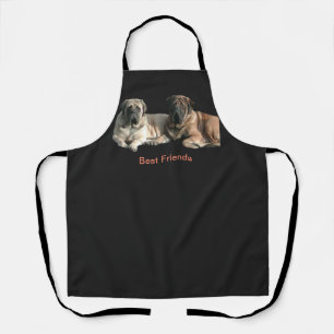Mastiff best friends apron
