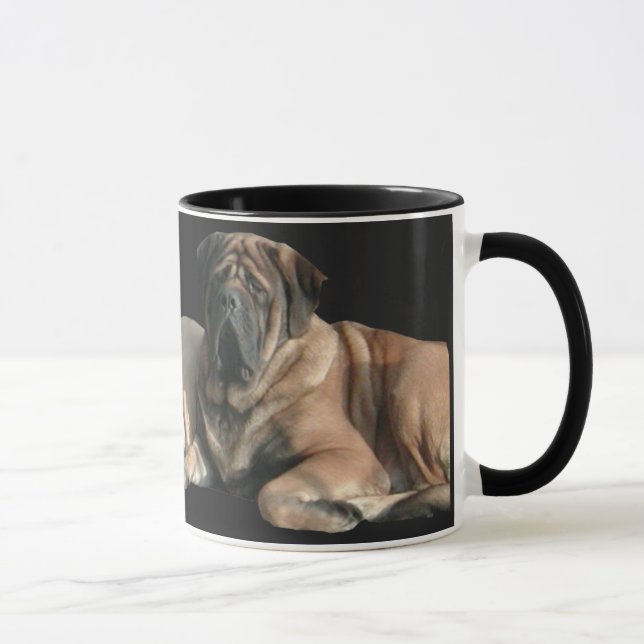Mastiff best friends mug (Right)