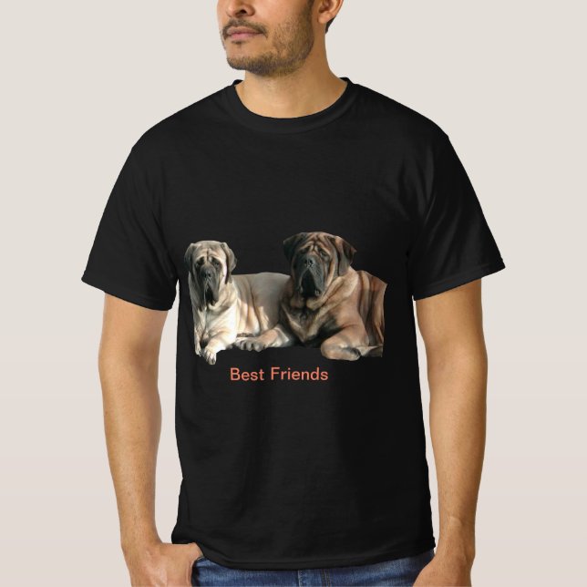 Mastiff best friends T-Shirt (Front)