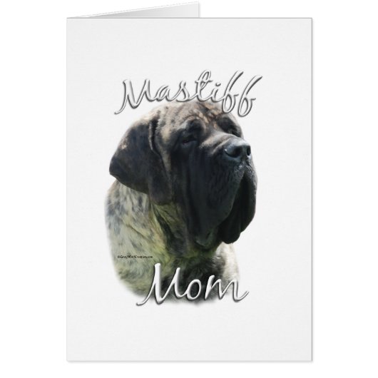 Mastiff (brindle) Mom 2 Cards (Front)