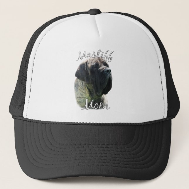 Mastiff (brindle) Mom 2 Trucker Hat (Front)