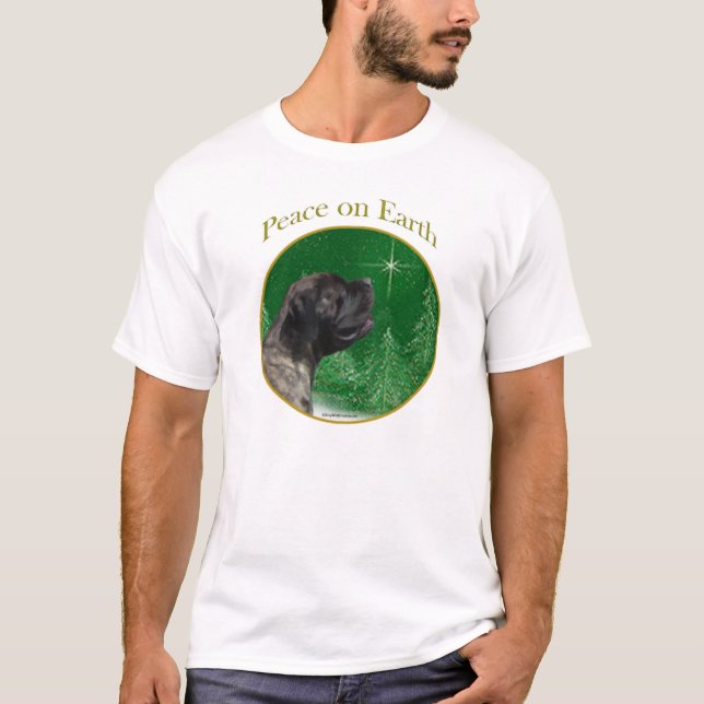 Mastiff (brindle) Peace T-Shirt (Front)