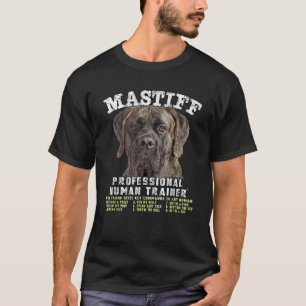 Mastiff Brindle Professional Human Trainer T-Shirt