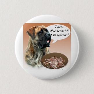 Mastiff (brindle) Turkey Button