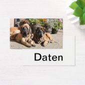 Mastiff Business Cards (Desk)