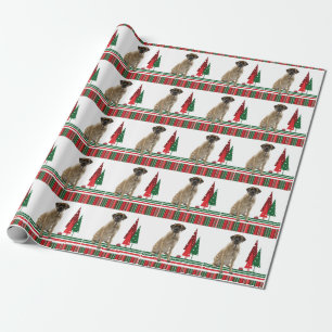 Mastiff Christmas Wrapping Paper