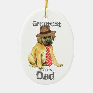 Mastiff Dad Ornament
