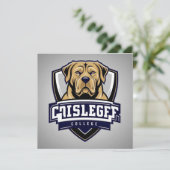 Mastiff Dog: College Logo (Standing Front)
