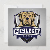 Mastiff Dog: College Logo (Front)