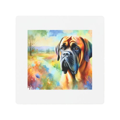 Mastiff Dog in Watercolor Art 180624AREF127 _ Wate