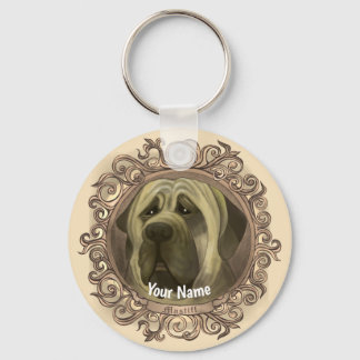 Mastiff Dog  Keychain