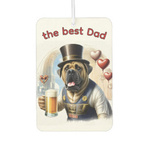 Mastiff English Mastiff best Dad Father's Day Air Freshener