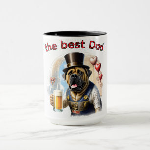 Mastiff English Mastiff best Dad Father's Day Mug