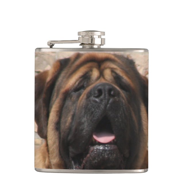 Mastiff English Mastiff Father's Day  Flask (Front)
