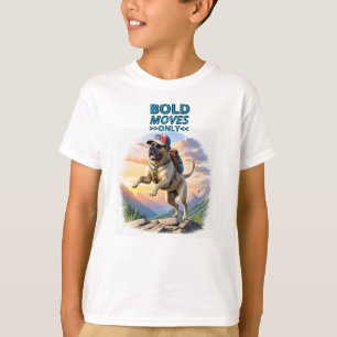 Mastiff English Mastiff in the mountains on vacati T-Shirt