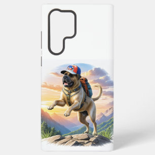 Mastiff English Mastiff on vacation in the mountai Samsung Galaxy S22 Ultra Case
