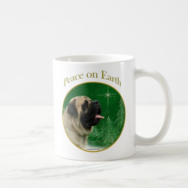 Mastiff (fawn) Peace Coffee Mug (Right)