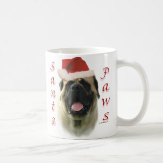 Mastiff (fawn) Santa Paws Coffee Mug