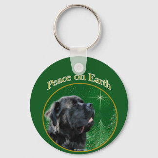 Mastiff (fluffy) Peace Keychain