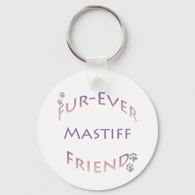 Mastiff Furever Keychain (Front)