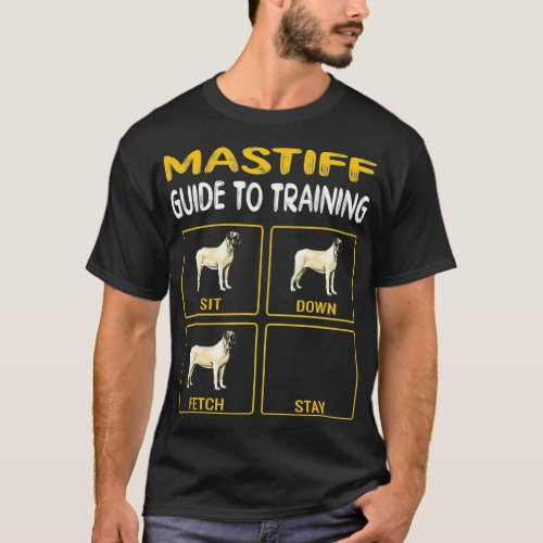 Mastiff Guide To Training Dog Obedience T_Shirt