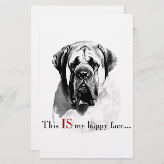 Mastiff Happy Face (Front/Back)
