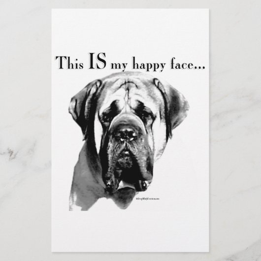 Mastiff Happy Face (Front)