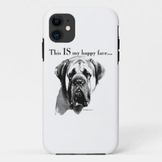 Mastiff Happy Face iPhone 11 Case