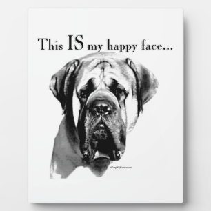 Mastiff Happy Face Plaque