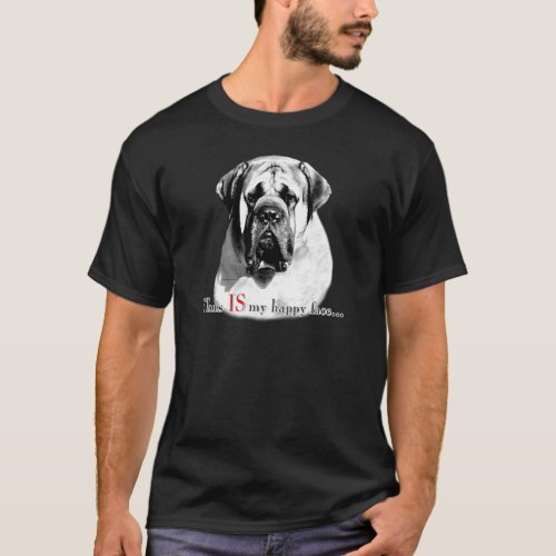 Mastiff Happy Face T_Shirt