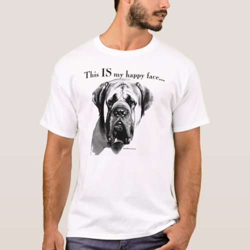 Mastiff Happy Face T_Shirt