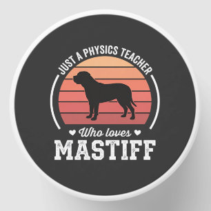 Mastiff Physics Teacher Dog Lover Mini Candle Favors