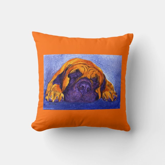 Mastiff Pillow - "Brutus" (Front)