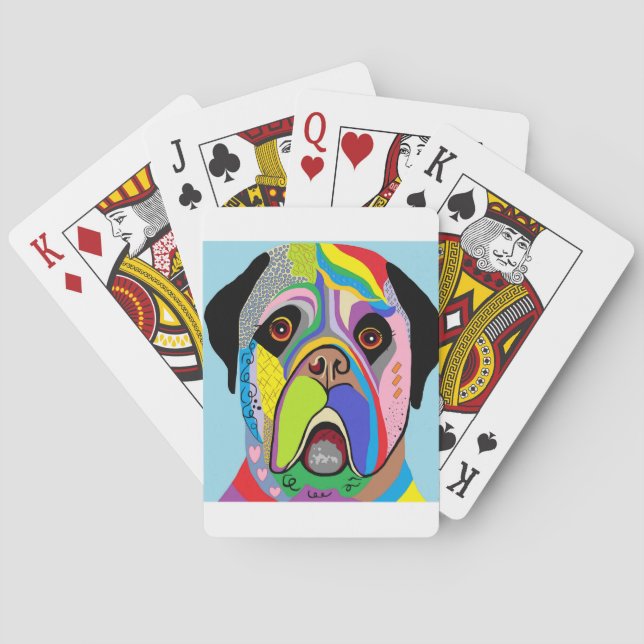 Mastiff Poker Cards (Back)